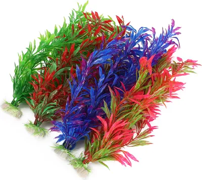 Zdjęcie produktu dla Plastikowa roślina wodna, plastikowa trawa wodna, sztuczna roślina wodna, symulacja roślin wodnych, ozdoba akwarium