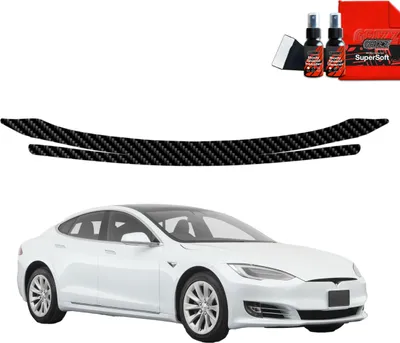 Produktbild von Kohlenstoff Schutzfolie Grizz Protector für Ladekante - Tesla Model S (2023-2025)