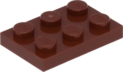 Produktbild von Lego® 2x3 Platten 3021 - 250 Stück Braun