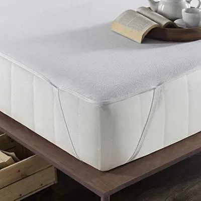 Productafbeelding van Famanu matrasbeschermer, 200 x 200 cm - wasbaar, waterdicht, ademend