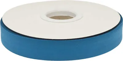 Produktbild von 20m Schrägband PolyBaumwolle unifarben 20mm breit gefalzt Einfassband Farbwahl, Farbe:petrol