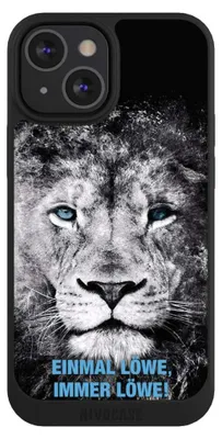 Produktbild von NIVOCASE Handyhülle für Apple iPhone 13 Mini Hülle NIVOpure Case Schwarz Löwe Offizielles Lizenzprodukt TSV 1860 München
