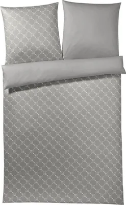 Produktbild von elegante Bettwäsche-Garnitur Mako-Satin Cornflower Gradiant Farbe sand Größe 135x200+80x80