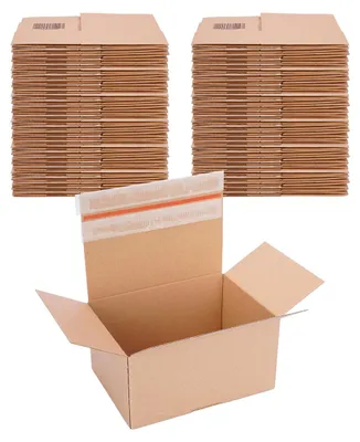 Produktbild von Automatik Karton - 120 Versandkartons mit selbstklebendem Deckel - Kartonagen 230 x 165 x 115 mm - VP35