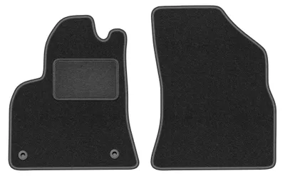 Image de Tapis avant en moquette pour Peugeot 5008 I 2009-2017 (crossover) – 2 pièces, gris graphite, sur mesure – Wielganizator LUX