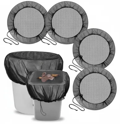Obrázek produktu pro InAndOutdoorMatch - Síťka na zakrytí nádrže na dešťovou vodu - 95 cm - Polyester, Obrázek vytvořený pomocí AI