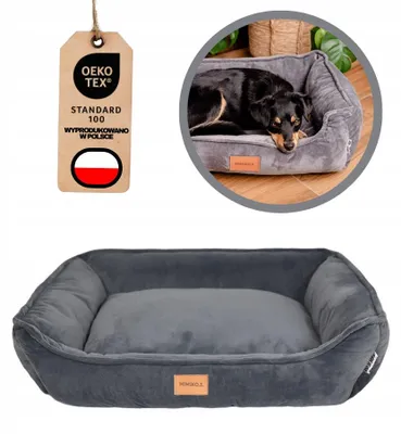 Produktbild von Mimiko Pets Minky Plüsch Hundebett für mittelgroße Hunde