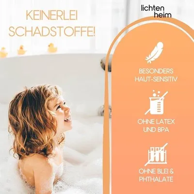 Produktbild von Antirutsch-Dusche-Mat 53x53cm BPA-frei Mauegrau für Babys und Senioren