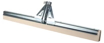 Produktbild von Wasserschieber 55 cm aus Aluminium mit doppelter Gummilippe und Wasserrille, weiß, ohne Stiel