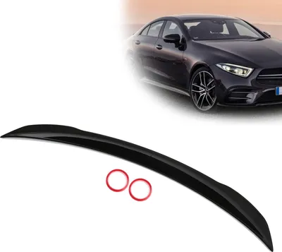 Produktbild von Auto-Heckspoilerflügel, glänzender schwarzer Ersatz für MercedesAMG CLA 35 C118 2020+