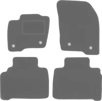 Produktbild von Graphit-Fußmatten für: Ford Edge MK2 SUV (2014-)