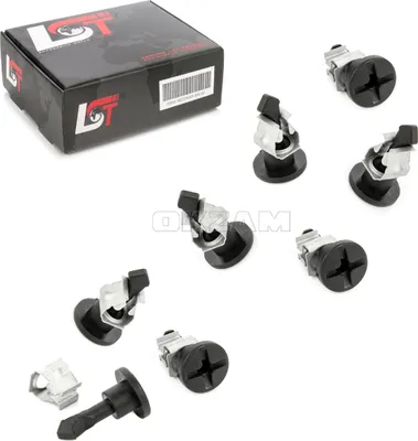 Produktbild von Zylinderkopfschrauben Metallklammern Clips Set 16-teilig für AUDI SEAT SKODA VW