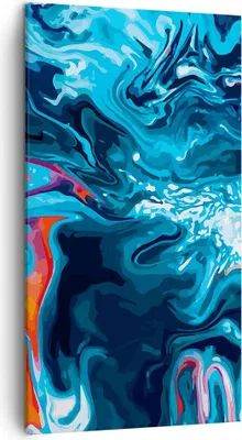Produktbild von Bild auf Leinwand - Leinwandbild - Abstraktion modern - 45x80cm - Wand Bild - Wanddeko - Wandbilder - Leinwanddruck - Bilder - Kunstdruck - Wanddekoration - Leinwand bilder - Wandkunst - PA45x80-4085