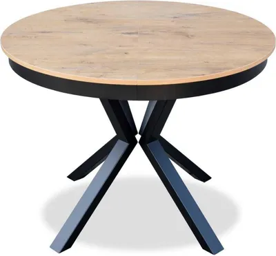 Immagine prodotto di Tavolo da pranzo marrone rotondo in legno design JVmoebel