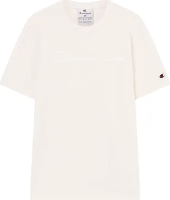 Produktbild von Champion T-Shirt regulärer Schnitt mit gesticktem Logo auf Brust und Ärmel