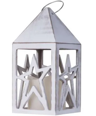 Produktbild von LED LATERNE STERN, 3xAAA, warmweiß, Timer, 20,5 cm