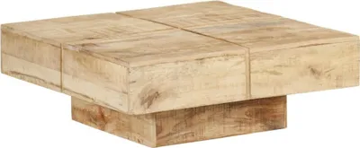 Produktbild von Couchtisch 80x80x28 cm Massivholz Mango
