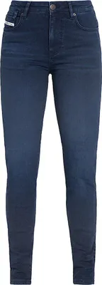 Image de Jean moto John Doe Ruby pour femme, bleu, 28/30