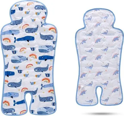 Immagine prodotto di Cuscino per passeggino, universale, fresco, estivo, comodo, morbido, reversibile, poggiatesta per auto