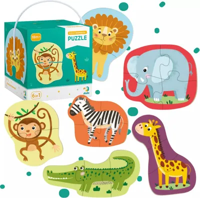 Productafbeelding van TM Toys Dodo Puzzel 2-3-4 stuks, div. kleuren