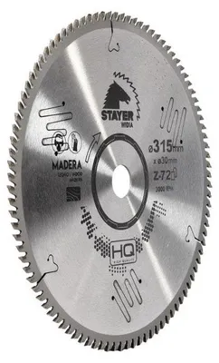 Image de Lame de scie HQ, Ø 315 x 30 mm, Z-72, STAYER
