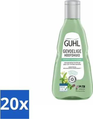 Productafbeelding van Guhl - Shampoo - Voor een gevoelige hoofdhuid - 250 ml - Voordeelverpakking - 20 stuks