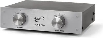 Produktbild von AUX S Pro - Eingangs-Erweiterung/Umschalter - silber - Dynavox
