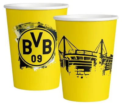 Obrázek produktu pro 6 papírových kelímků BVB Borussia Dortmund 500 ml