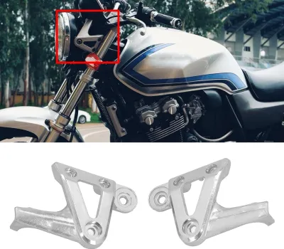 Productafbeelding van 1 set koplampbevestigingen, vervanging voor Honda CB400 VTEC, modeljaren 1999–2008