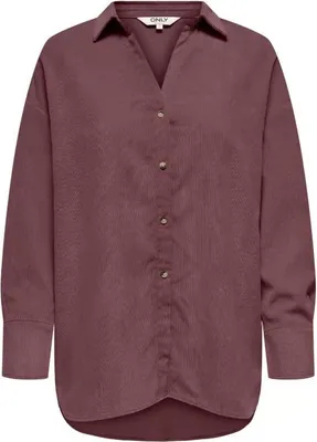 Produktbild von ONLY ONLMARIKE LIFE L/S CORD LOOSE SHIRT Rose Brown XS