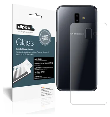 Produktbild von 2x Schutzfolie für Samsung Galaxy J6 Plus (2018) Rückseite matt - Anti-Shock 9H
