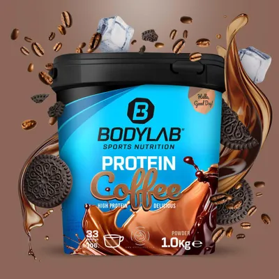 Produktbild von BODYLAB Protein Coffee - 1000g - Dark Cookie Crumble