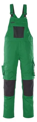 Produktbild von MASCOT® Leipzig Latzhose Größe 82C64, grün/schwarz | Packung (1 Stück)
