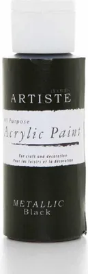 Immagine prodotto di Vernice acrilica DOA 763112 59 ml - Nero metallizzato