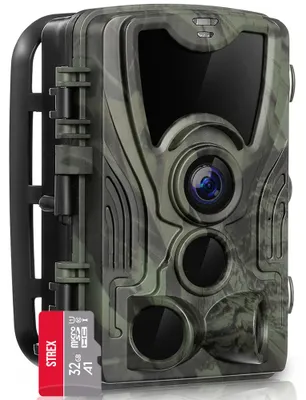 Productafbeelding van Strex Wildcamera met Nachtzicht - 120MP 4K ULTRA HD - Waterdicht - Incl. 32 GB SD - Wild Camera