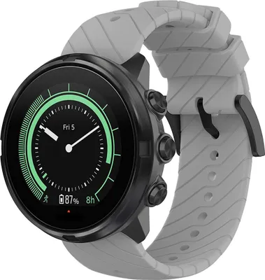 Produktbild von Strap-it Suunto 9 (Baro) Silikonarmband (Grau)