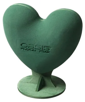 Produktbild von OASIS® BIOLINE® 3D Herz 23 x 27 x 12,5 cm – Frischblumen-Steckschaum