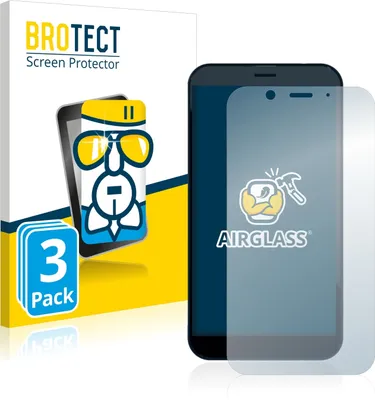 Produktbild von 3x BROTECT Schutzglas für Shiftphones Shift6m Schutzfolie Panzer Folie Glas Display Schutz klar