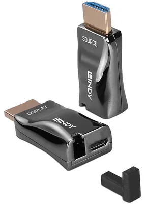 Image de LINDY 300m HDMI 4K60 Fiber Optic Dongle extender