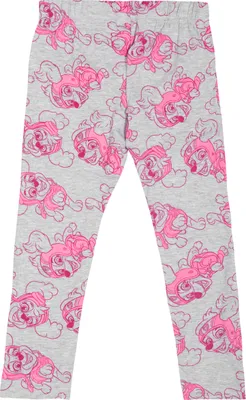 Produktbild von Paw Patrol Leggings für Mädchen - Skye Kinder Leggins Hose Mädchenhose Sporthose Grau Pink 86-92