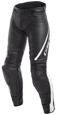 Produktbild von Dainese ASSEN LADY Damen-Lederhose, schwarz/weiß, Größe 40