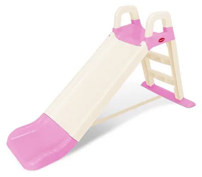 Obrázok produktu pre Detská šmykľavka Doloni, 140 cm, ružová, plast, vhodná od 1,5 roka