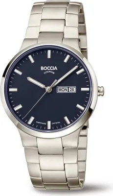 Produktbild von Boccia 3649-02 Herrenuhr Titanium 39mm 5ATM