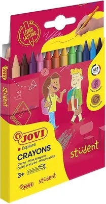 Zdjęcie produktu dla Jovi Round Wax Crayons Woski 12 szt.
