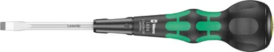 Image de Wera 05007900001 Wera 1834 Kraftform Ball-Grip tournevis à fente 1.0x6.0x100