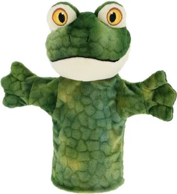 Obrázek produktu pro Keel Toys Keeleco plyšový maňásek na ruku eko 27 cm - Žába