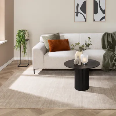 Produktbild von Volero - Viskose Teppich - Jean Beige - 200x290 cm - Wohnzimmer, Esszimmer, Schlafzimmer - Klassik, Ländlich, Modern, Skandinavisch