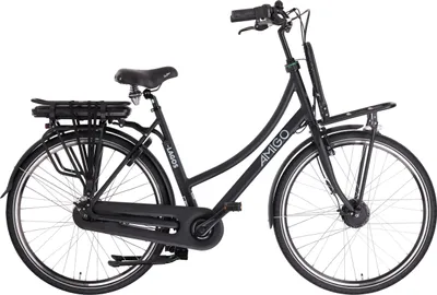 Produktbild von AMIGO Elektrische Transportfahrräder E-Lagos T3 28 Zoll 55 cm Damen 7G Rollerbrakes Mattschwarz