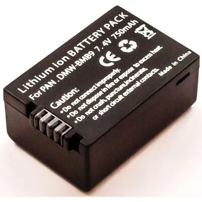 Produktbild von Akku für Leica V-Lux 2 Li-Ion 7,4 Volt 750 mAh schwarz.