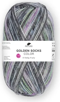 Produktbild von Pro Lana GOLDEN SOCKS color 100 g 4-fach Sockenwolle 420 m Farbe 714